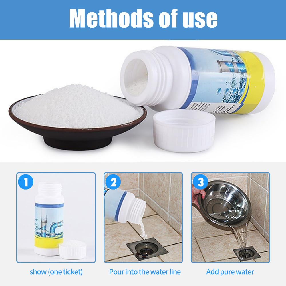 Abflussreiniger Schaum Extra Stark, 2026 Upgrade Rohrreiniger Extrem Stark, Sink Und Drain Cleaner, Hochwirksamer Rohrreiniger Mit Aktivschaum, für Küche, Bad, Toilette (3 Stück)