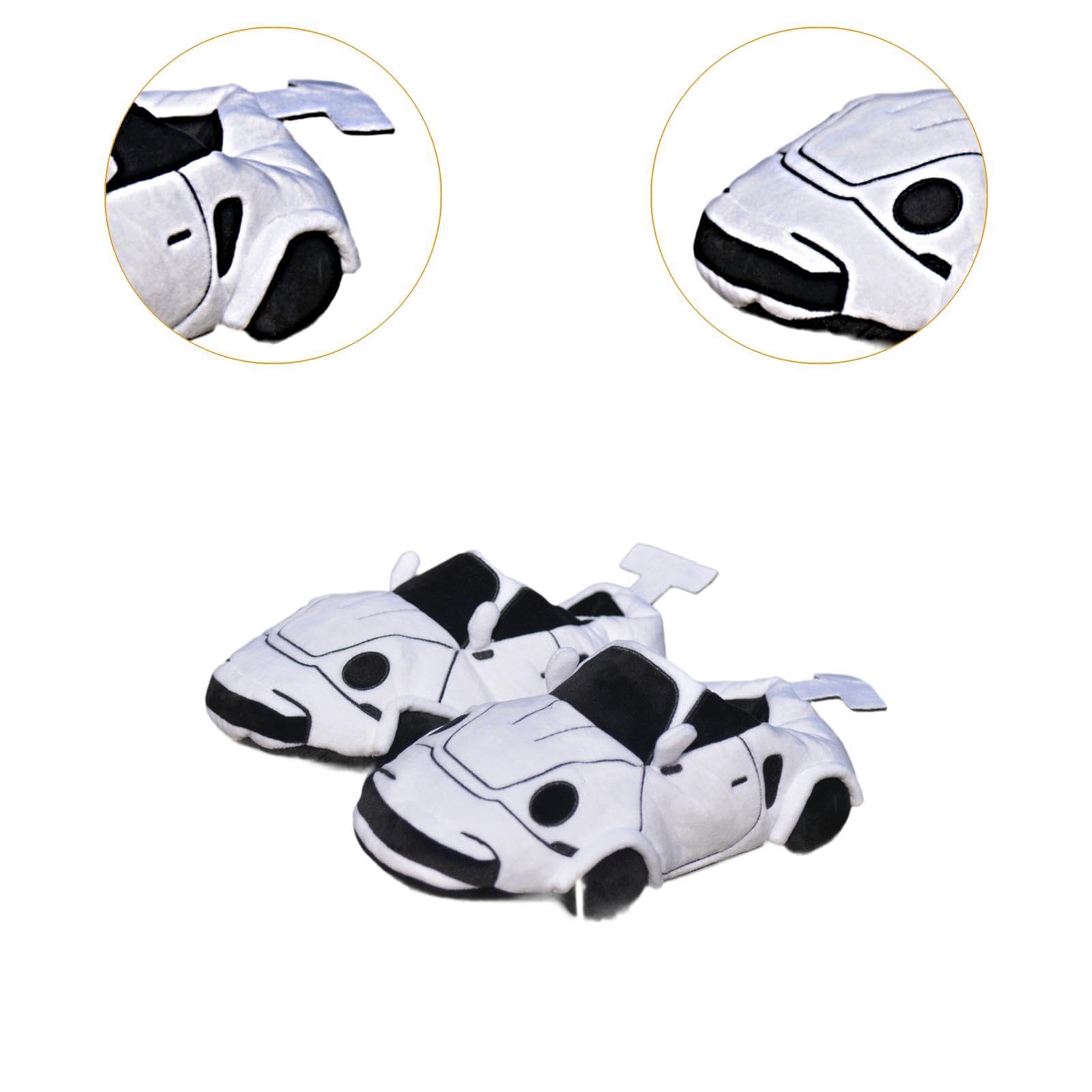 predolo Pantuflas Familiares con Forma de Coche para Uso en Interiores, Regalos Navideños