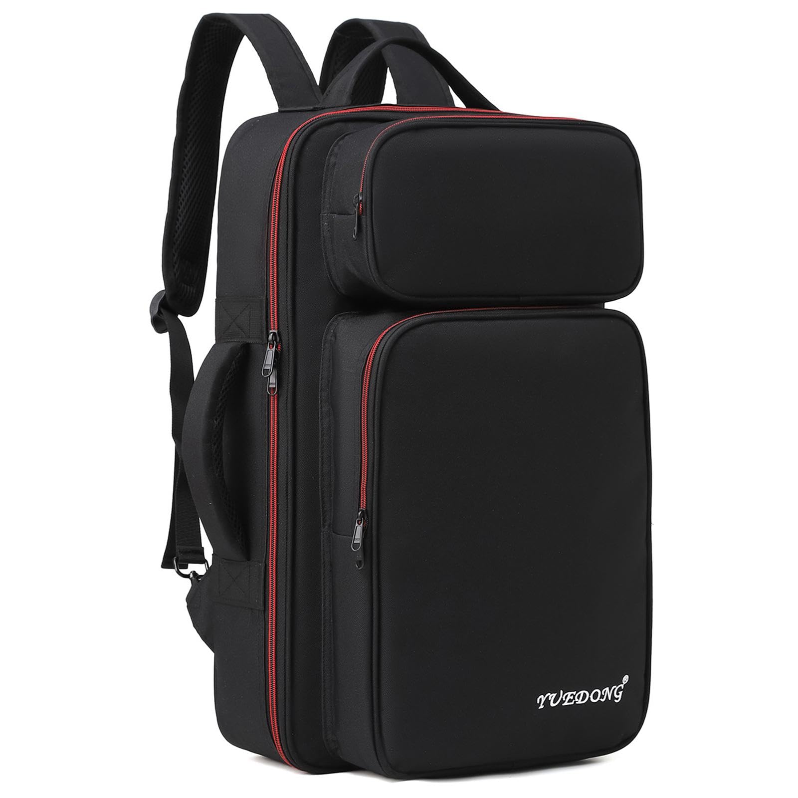 Effekte Pedalboard Tasche mit Gepolstertem Innenraum Und Wasserabweisendem Oxford Stoff für Gitarreneffekte Bass Effektboards Synthesizer Und Zubehör, Klein