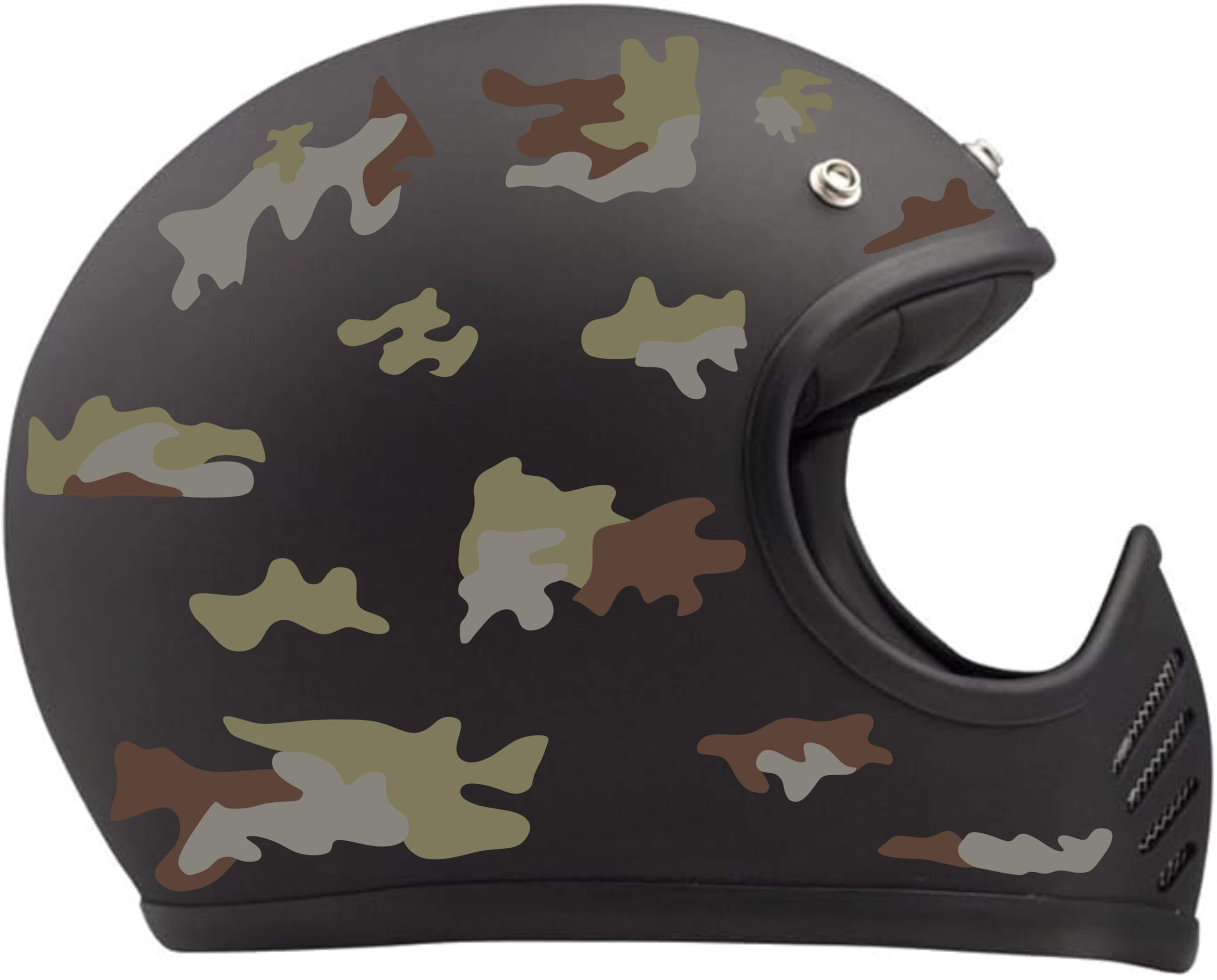 ERREINGE Sticker STELLA MILITARE VERDE FLUO Adesivo prespaziato in PVC per Decalcomania Parete Murale Auto Moto Casco Camper Laptop - cm 35