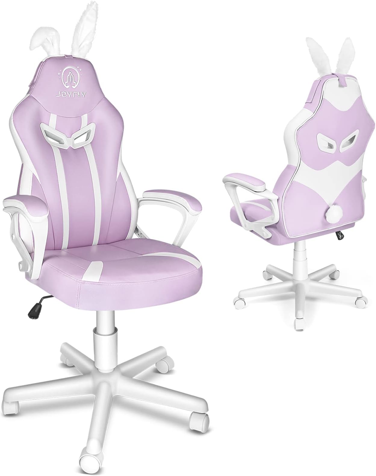 JOYFLY Gaming Chair for Girls, Kawaii Gamer Chair for Teens Adults Kids Computer Chair, Ergonomic PC Chair with Lumbar Support for Women（Light Purple）