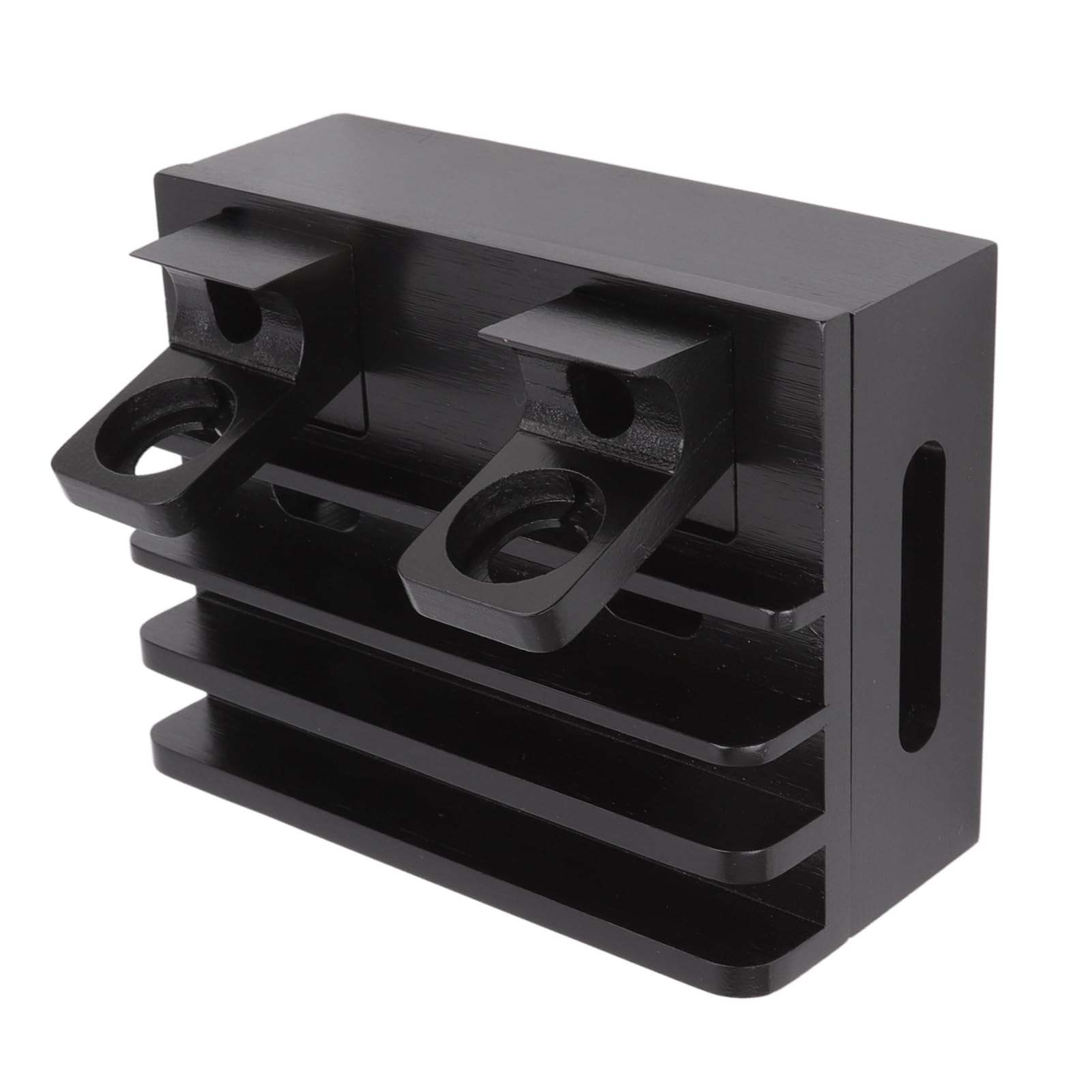 Caricatore da Tavolo in Bambù Naturale 5 Porte Organizer (BLACK)