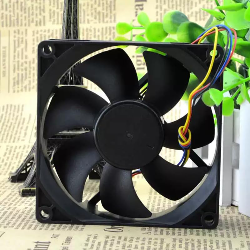 PV902512PSPF 0E 12V 0.40A 9CM 9025 4-Wire Fan 90 * 90 * 25mm