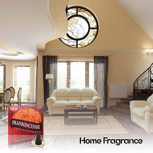 Miniatura 5 de HEM Conos de incienso de incienso (paquete de 12-120 unidades) Aroma de larga duración para positividad, alivio del estrés, purificador de aire y