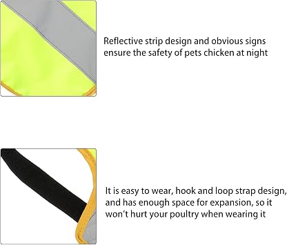 GLOGLOW Chicken Vest, Chicken Harness Adjustable Chicken Harness Leash Pet Vest Holder for Duck Litter Dog Hens Goose(Green)