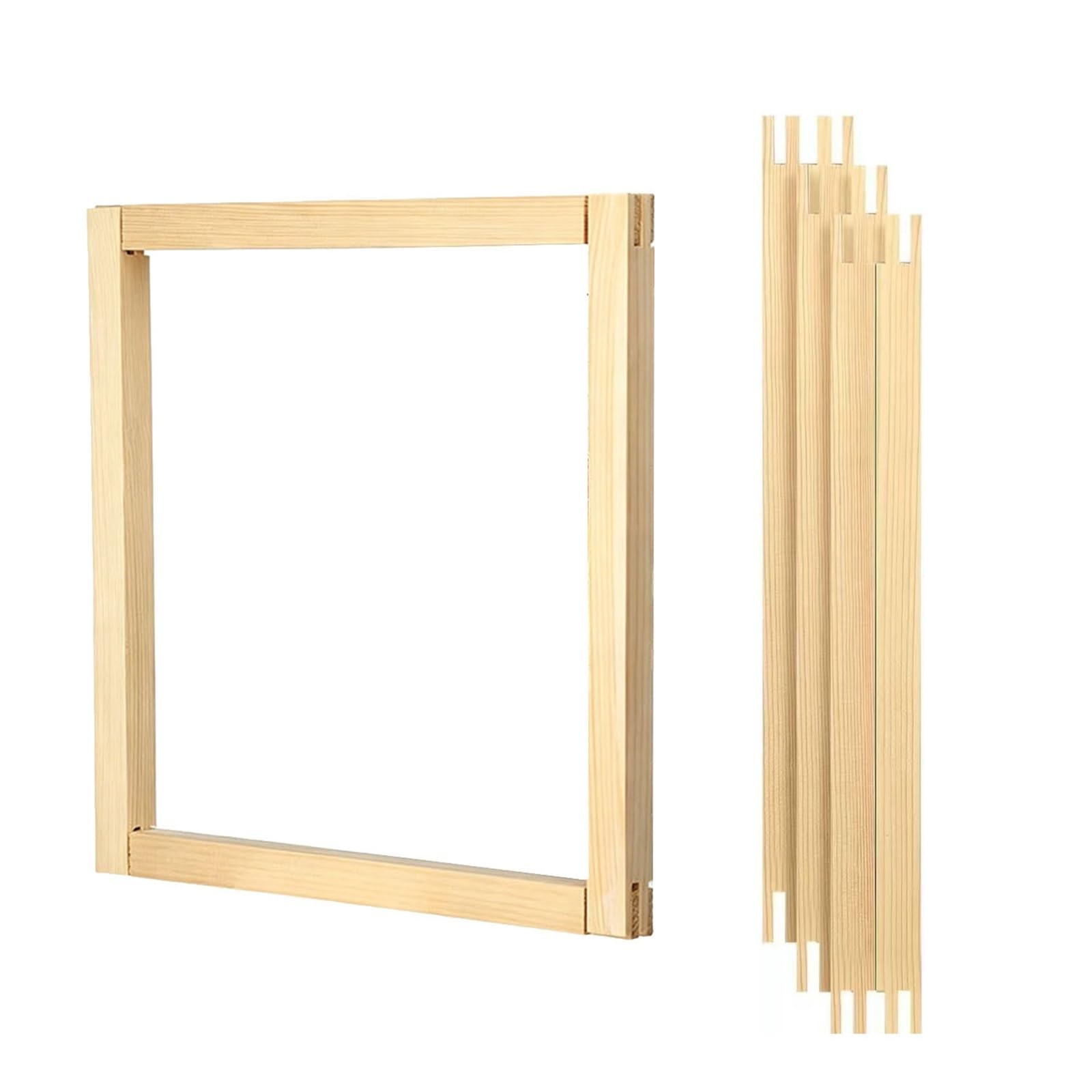 Kieferholz Stickrahmen Streben zum Zusammenbau Kreuzstich Leinwand Halter