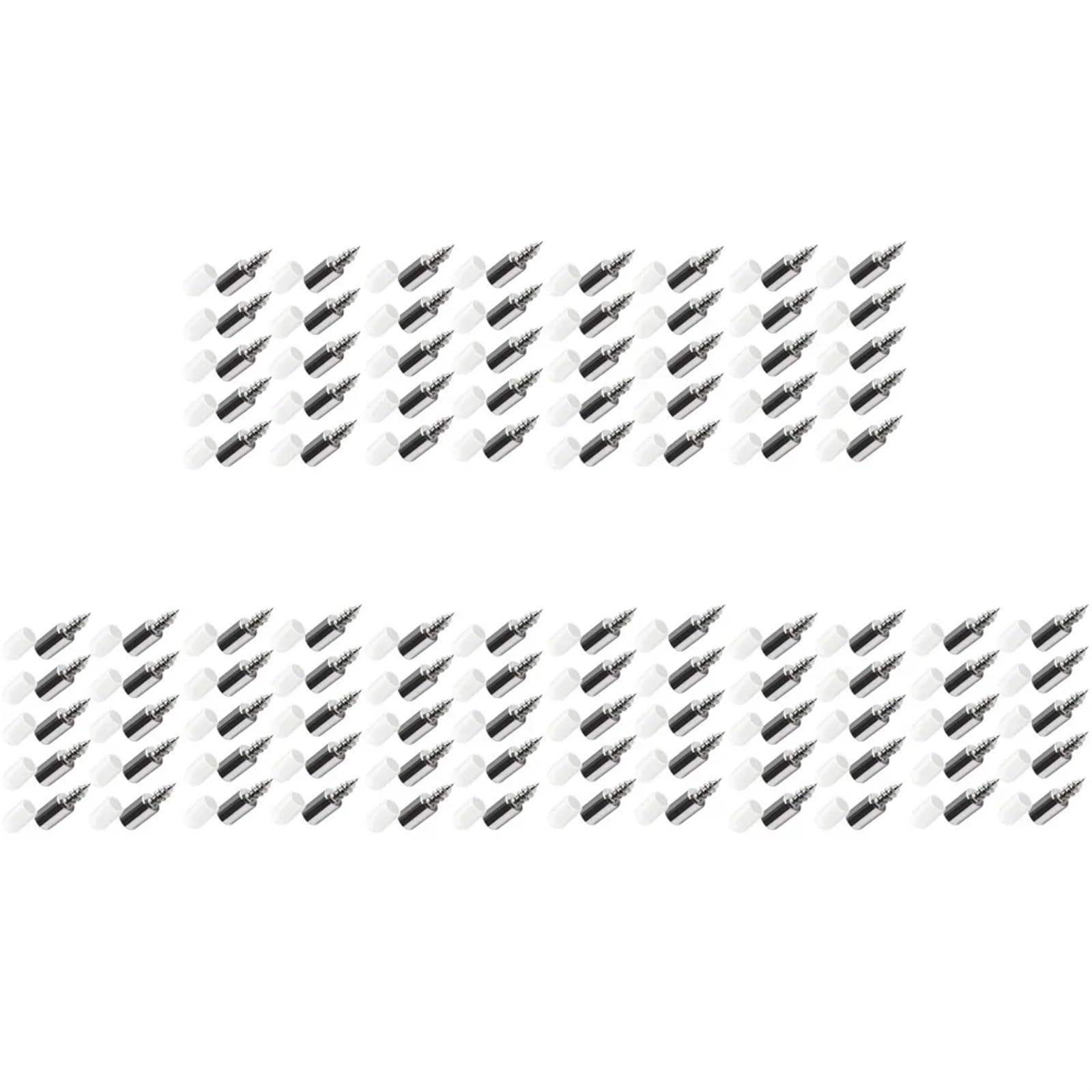 36 Pezzi Staffe Luminate Con Vite Autofilettante - Per Mobili, Armadi E Mensole In Truciolato - Foto 7