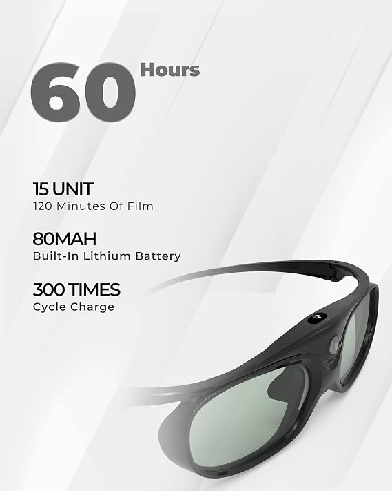 XGIMI Active Shutter 3D Glasses for All XGIMI Projector