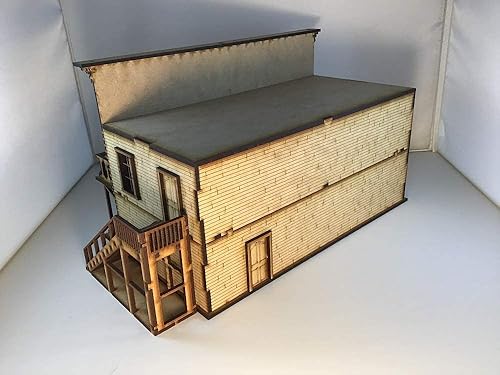Miniatura 6 de Bella Union Hotel Saloon Brothel 28mm Terrain Kit Tombstone Desperado Legends Western Wild West Building RPG