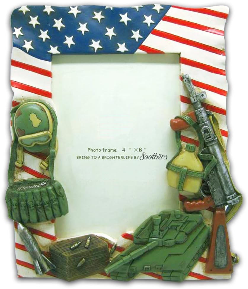 Bollo Regalo American Flag Photo Frame 4x6 C056007-2