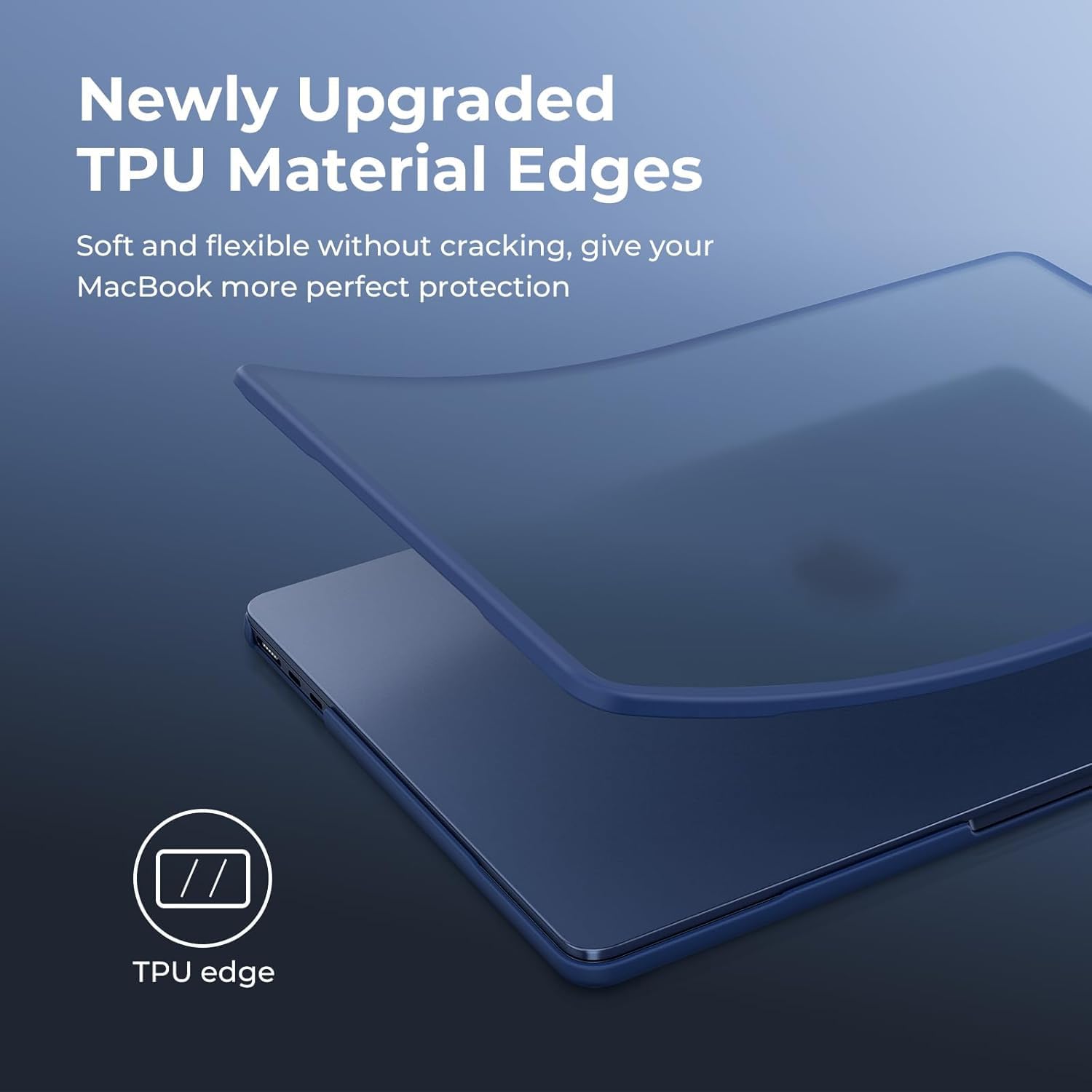 EooCoo Cover Ultra Sottile compatibile con MacBook Air 15 Pollici,Riduzione delle Impronte Digitali,Custodia Rigido per Mac Laptop-M2 A2941 M3 A3114 M4 A3241 M5 2023-2025 2026 Rilascio,Galassia Opaco