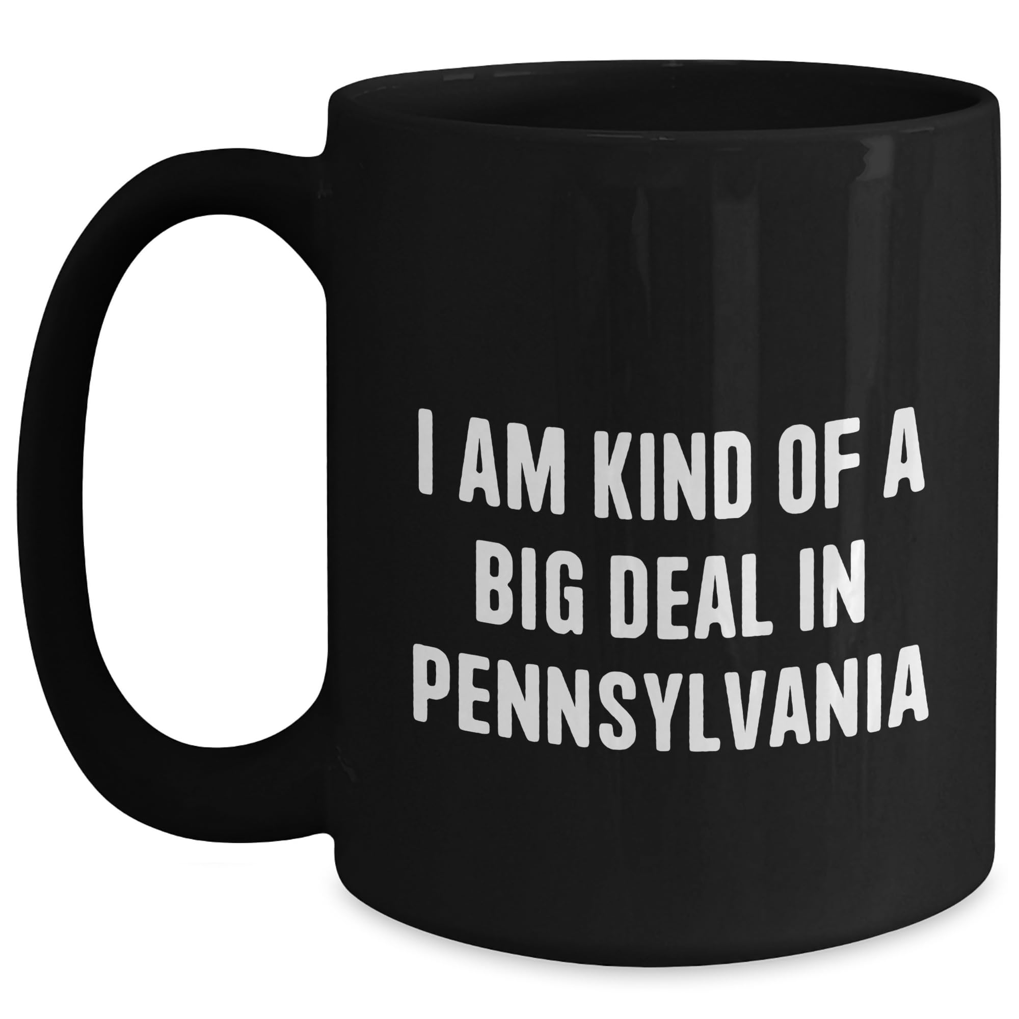 I Am Kind Of A Prime Selection In Pennsylvania Black Coffee Mug Christmas Unique Gifts for — funny ceramic mug from ShopProudGifts