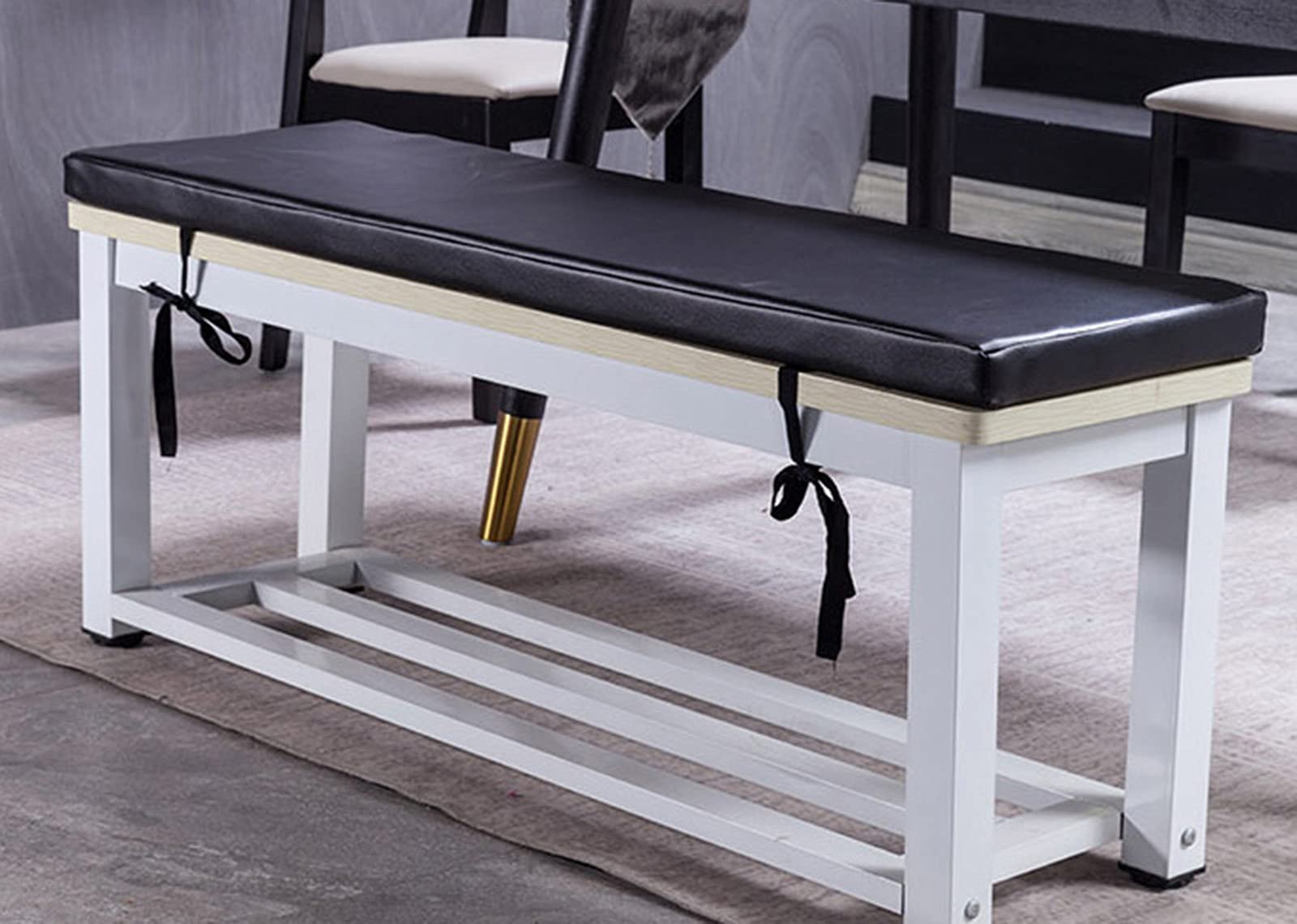 Cuscino impermeabile per panca da giardino a 23 posti, in pelle, per esterni, per porte scorrevoli, terrazza, altalena, mobili da patio (80 x 45 x 5 cm)