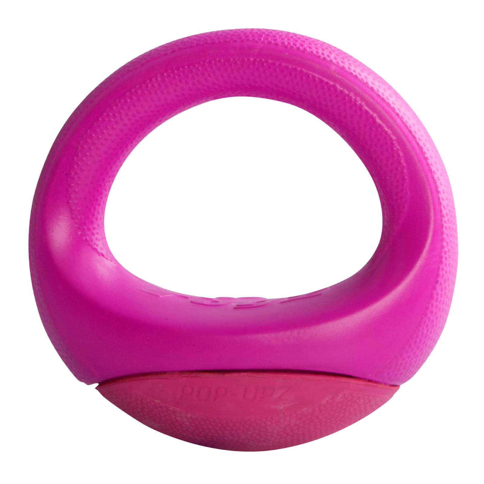 United Pets Rogz Gioco da Riporto per Cani in Gomma POP-UPZ Rosa  Piccolo Ø 12 cm