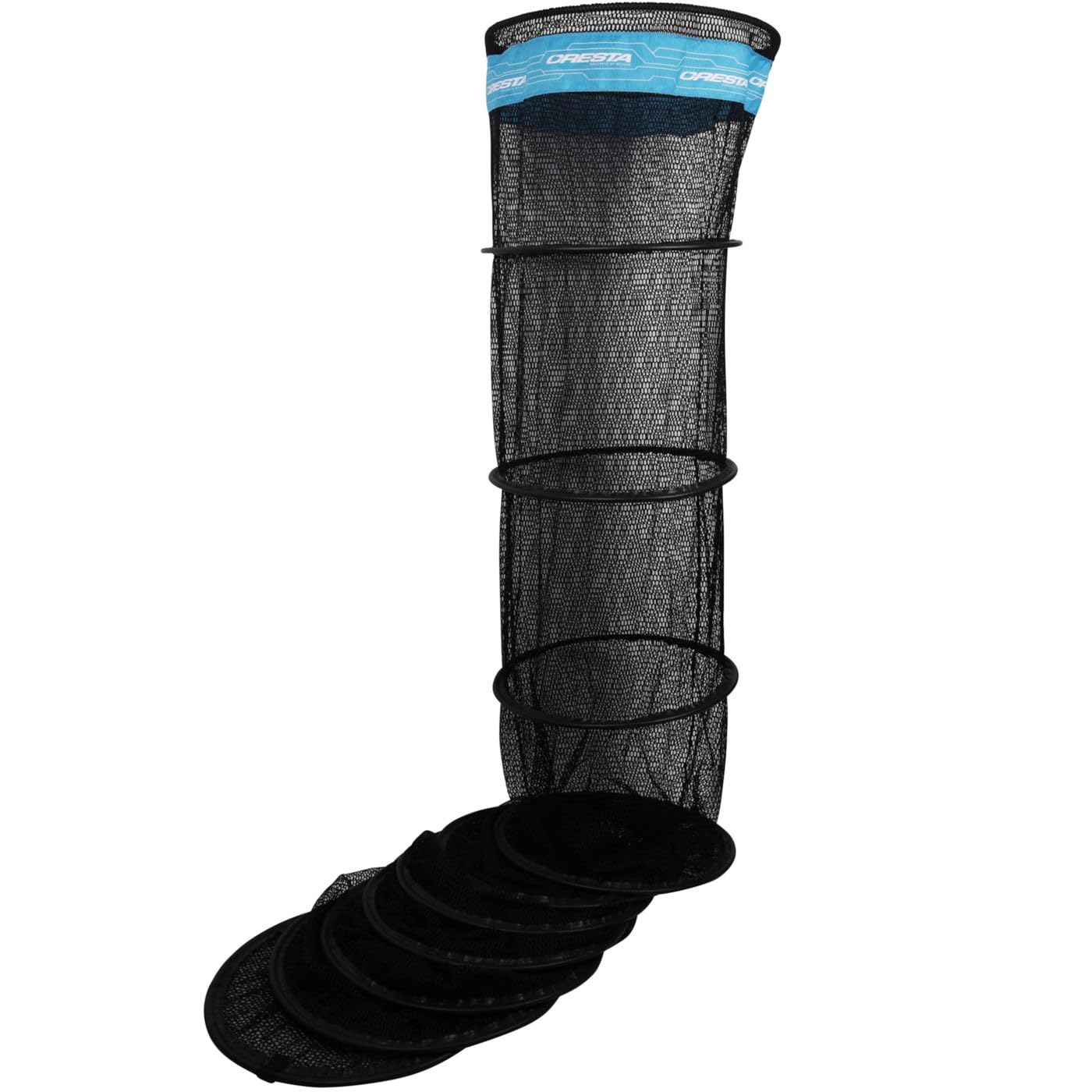 Cresta Fischernetz Supa River Keepnet 400 cm schwarz Nylon 4.0 m Treibangeln