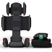 Mifold Hifold Adjustable Kids High Back Booster Car Seat with Strap &ndash; Slate Grey