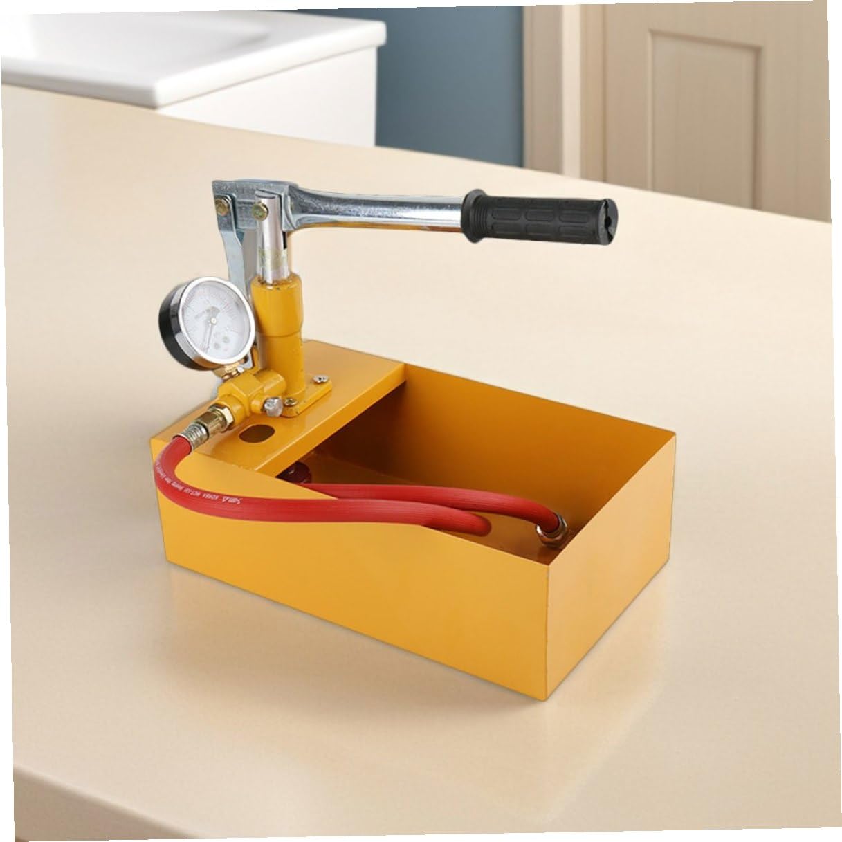 Bomba de Prueba de Presión Hidráulica Manual Manguera para Válvulas y Tuberías, Alta Eficiencia y Aleación de Aluminio para Tareas de Plomería Color Aleatorio