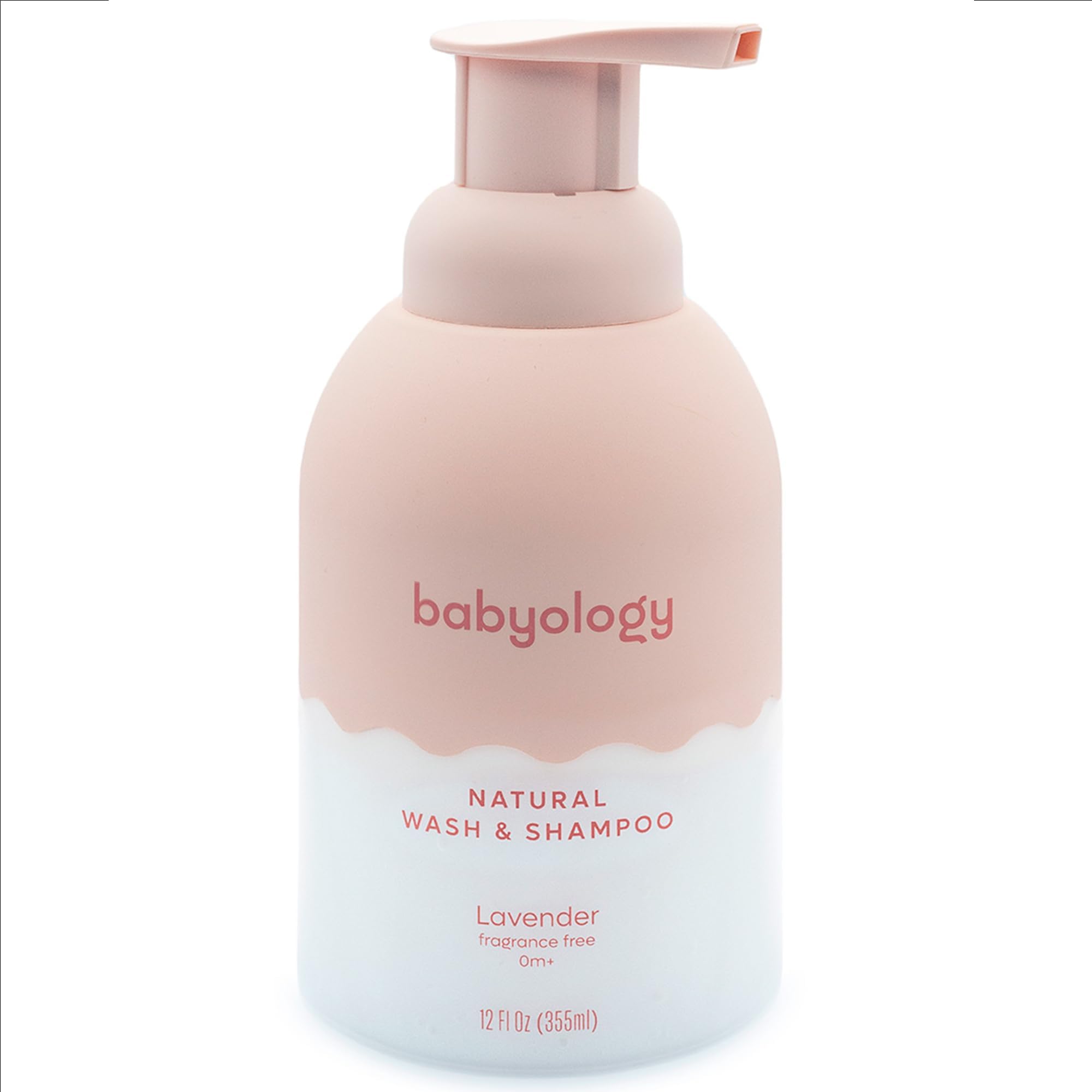 All Natural Baby Wash and Shampoo - 100% Edible Ingredients - with Organic Lavender Essential Oil (Fragrance Free) - Good for Sensitive Skin - Non Toxic - Tear Free