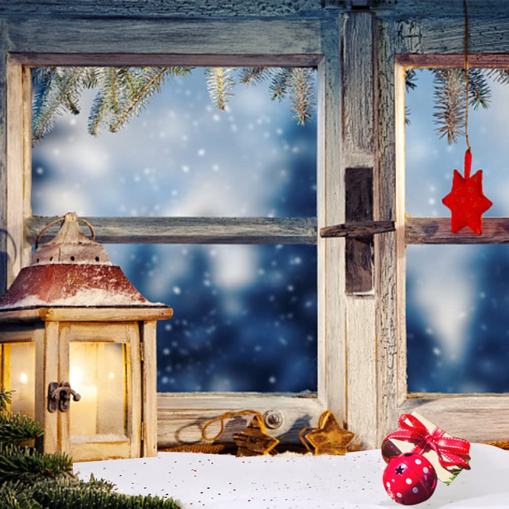 EUBUY Christmas Snow Blankets, Christmas Glittered Snow Blanket, Artificial Snow Glittered Blanket White Snow Decoration for Christmas Village Backdrop Decorations Party Display