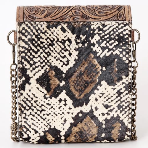 American Darling Cross Body Hand Tooled Hair on Genuine Leather Western Women Bag Handbag Purse | Crossbody for Cute4