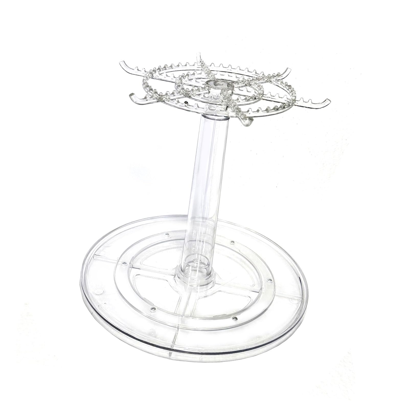 Kalttoy Clear Perspective Whirling Display Case for Comprehensive Presentation of Remembrances and Deck Objects At Incidents Home Deck Display Antiques Whirler