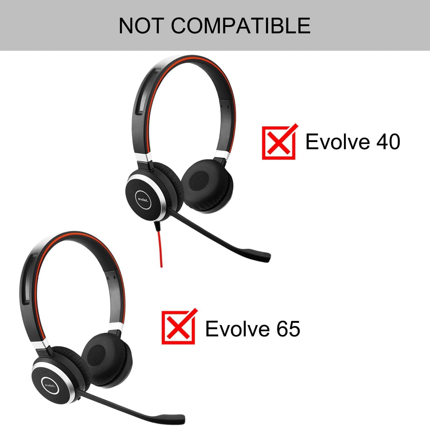 Amazon | イヤーパッド 交換用 Jabra Evolve2 65 (65MS 65UC USB