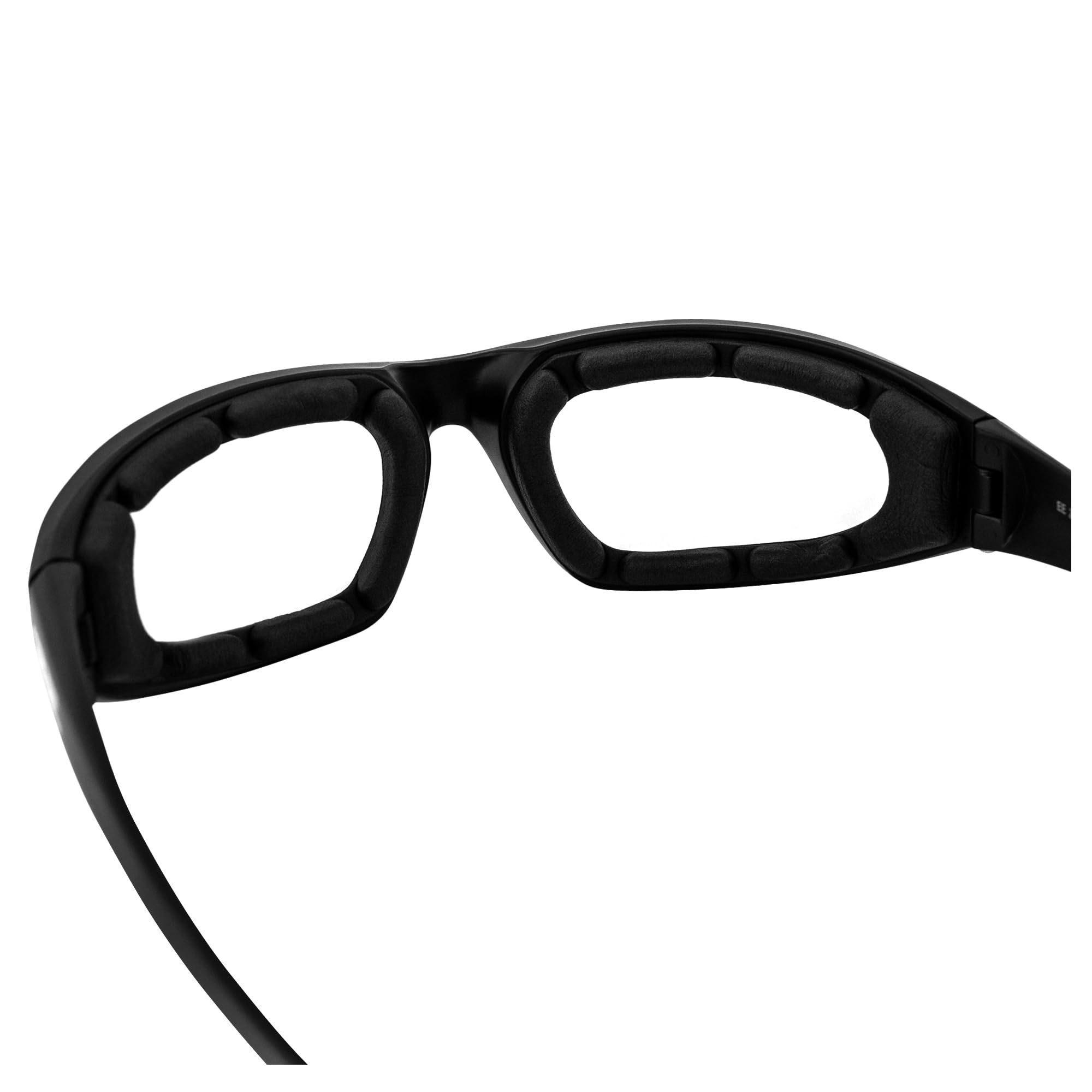 Epoch Eyewear Motocyklowe wyściełane fotochromowe okulary przeciwsłoneczne, czarna ramka z przezroczystymi do bardzo ciemnymi soczewkami, przezroczyste do bardzo ciemnego dymu, dla dorosłych