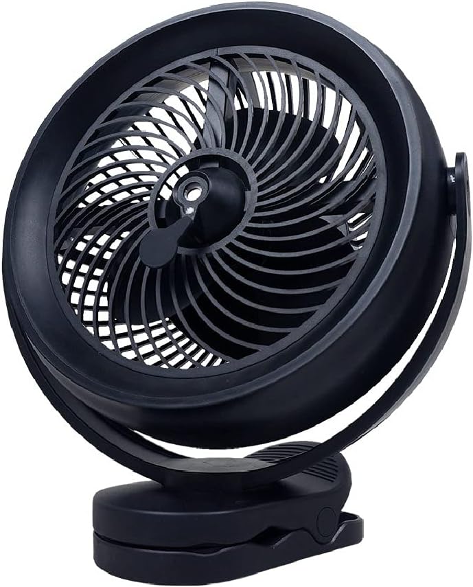 8-Inch Fan Clip On Fan Cooling Spray Fan Battery Operated USB Rechargeable Desk Fan 3 Speeds with 200ml Water Tank for Outdoor Home Office Travel