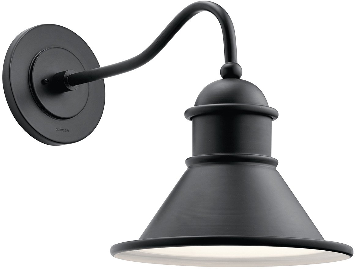 Kichler Northland 16.75" 1 Light Outdoor Wall Light in Black