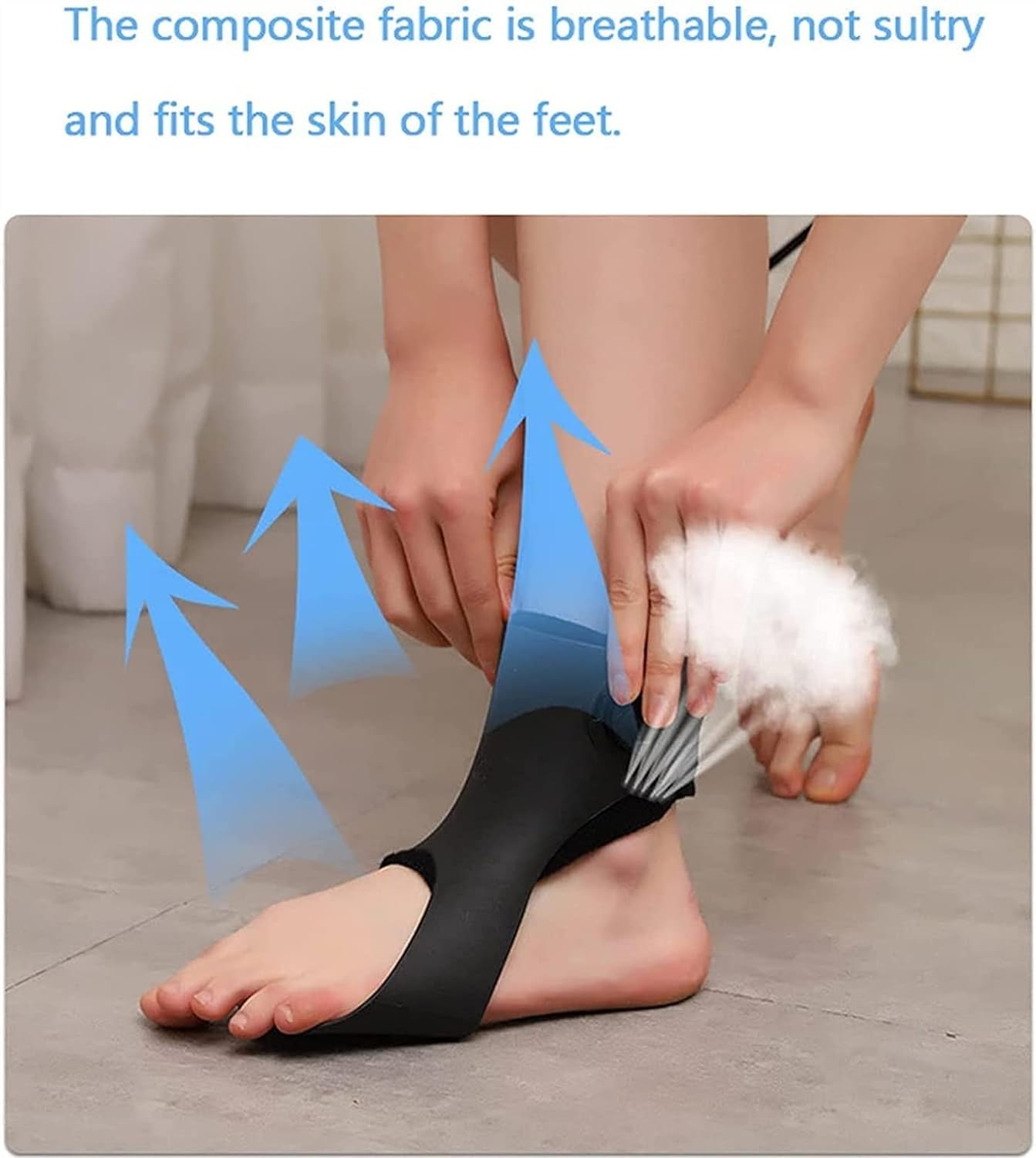 Tutore per Caviglia Drop Orthosis, Stabilizzatore della Caviglia, Tutore di Supporto per Piede Cadente per Emiplegia, Scarpe da Passeggio, Tutore Regolabile per Piede Cad(Destra-S)