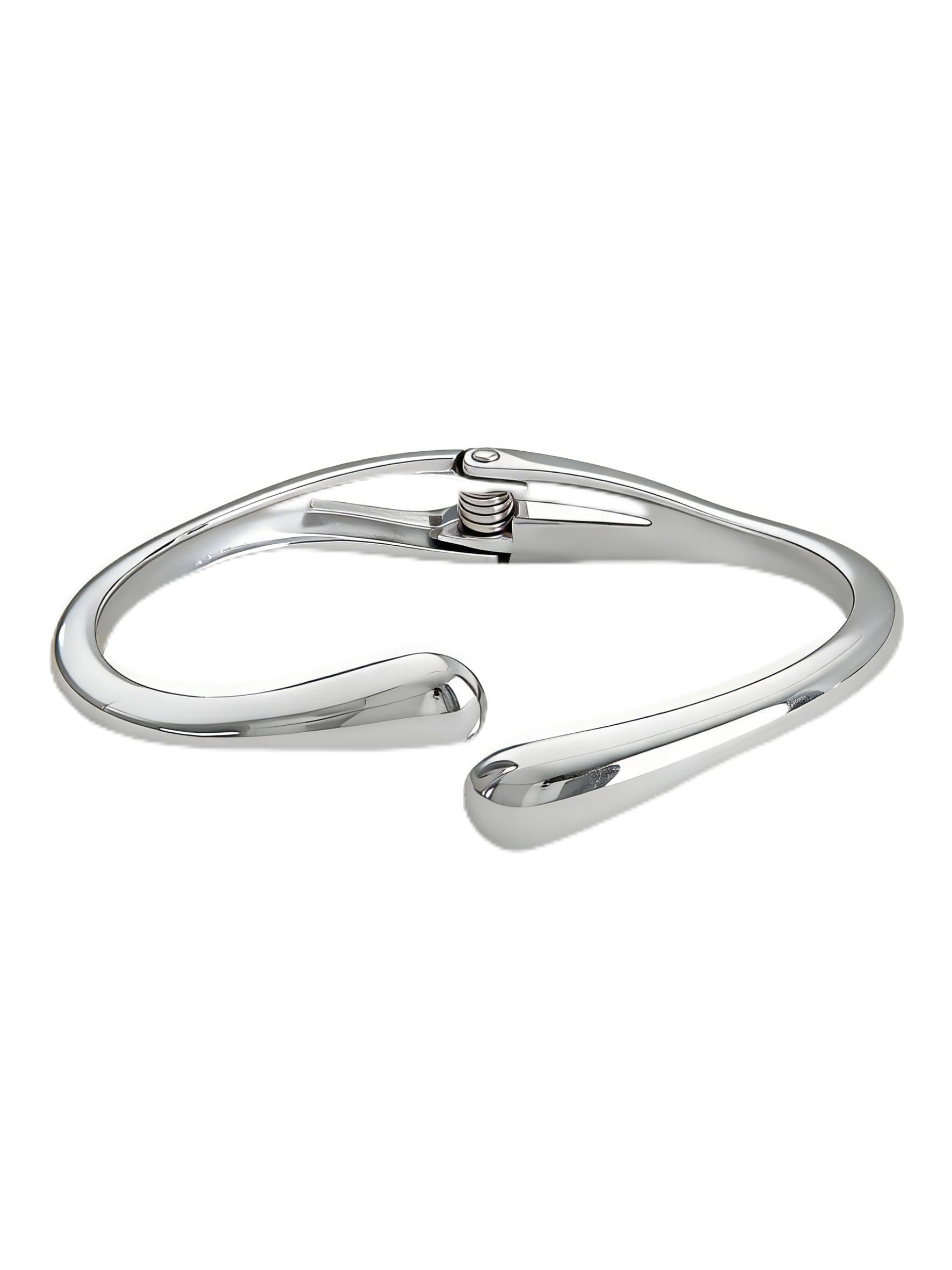 Sllaiss Armreif für Damen, Legierung 14K Vergoldet Hypoaller