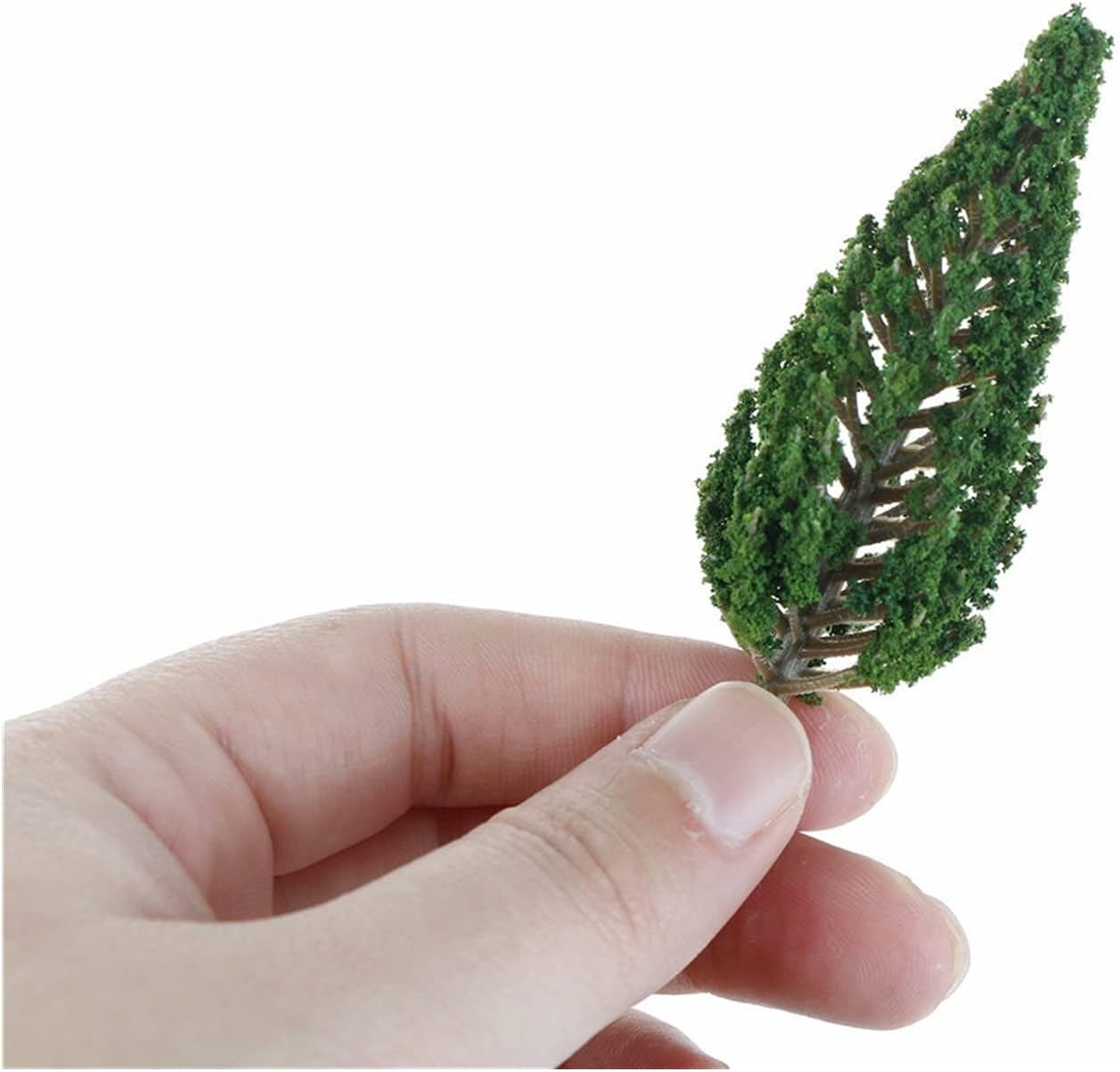 10pcs Micro Landscape Mini Tree Fairy Garden Decorations Miniatures Resin Crafts Bonsai Figurine Garden Terrarium Accessories(F 4.5cm)