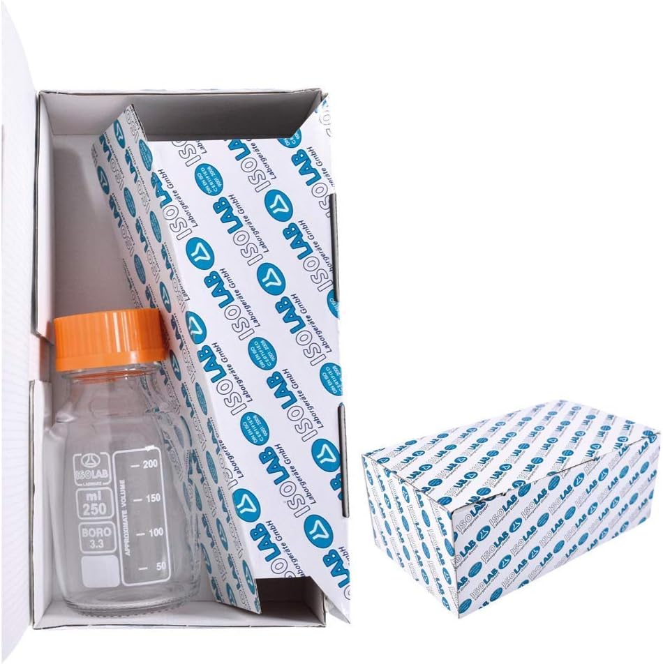 ISOLAB Round Media Storage Bottle (250ml - 500ml) Bundle : Industrial & Scientific