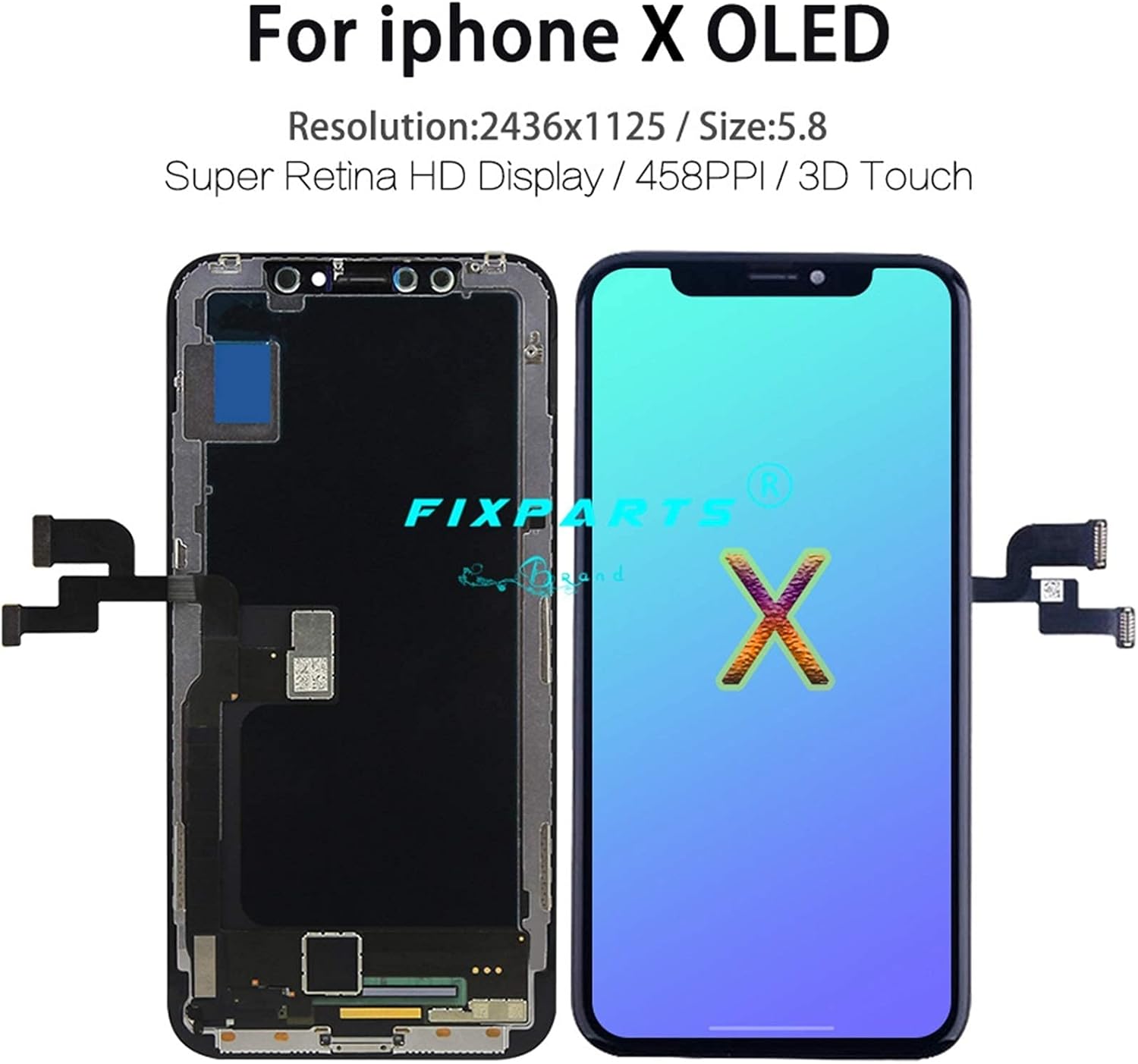 phone display 3d touch oem amoled lcd display for iphone xs xr x lcd display screen digitizer assembly replacement parts x xs max phone lcds color