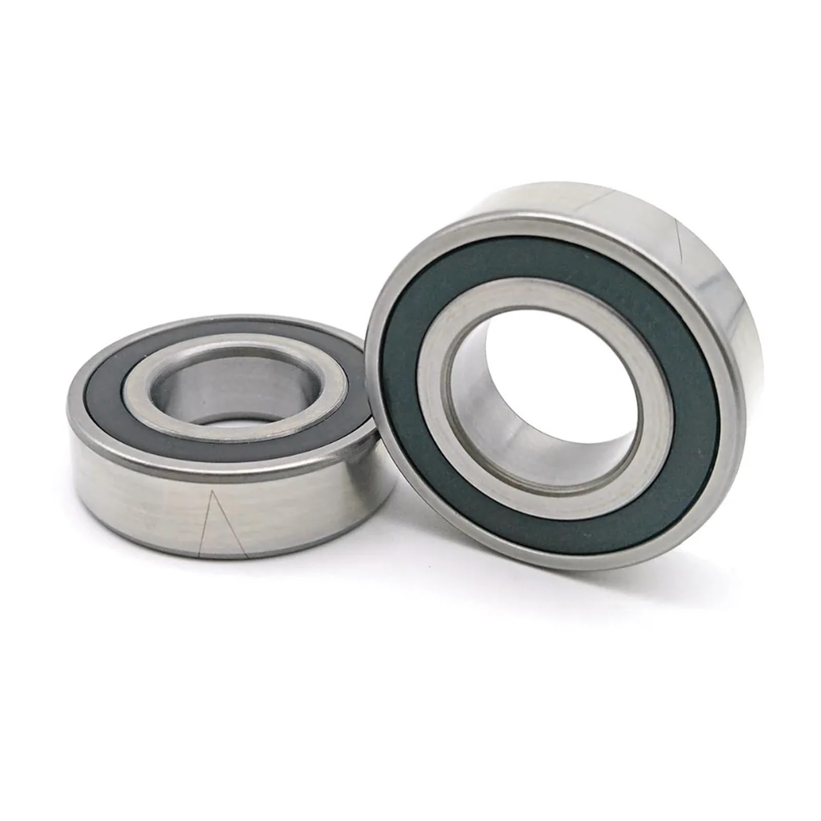 CJKXPZMH 1pair 7007 H7007C 2RZ 35x62x14 Sealed Angular Contact Bearings Spindle Bearings ABEC-7 SI3N4 Ceramic Ball