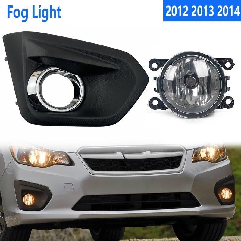 Feux brouillard Subaru Impreza 2012 finition chrome en ABS