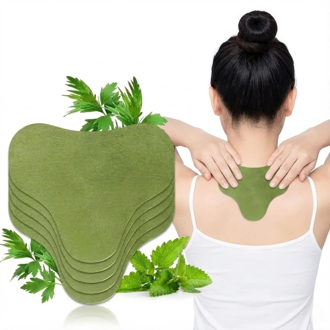 Herbal Neck Pain Relief Patches | Natural Anti-Inflammatory Therapy for Cervical Spine, Muscle Stiffness & Joint Pain | Long-Lasting Heat | Pack of 10 — Amazon image 8
