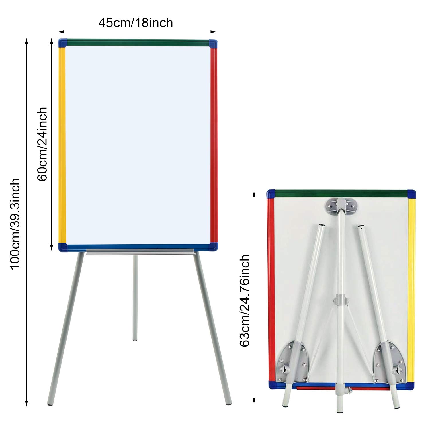 Yaheetech Easel Style WhiteBoard Easel Stand 36x24 Inches