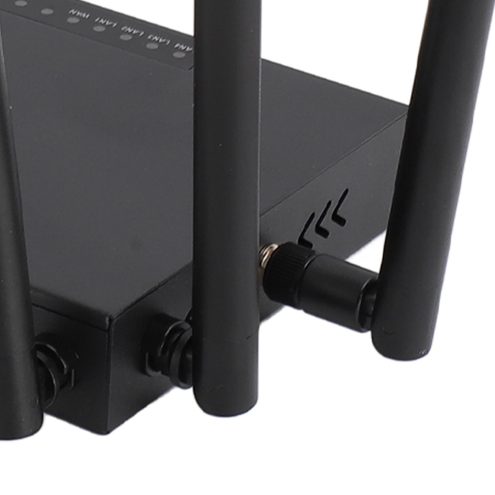 Tangxi Dispositivo Hotspot da 300 Mbps, Modem Router 4G LTE Sbloccato con Slot per Scheda SIM, 6 Antenne Ad Alto Guadagno, Router WiFi Mobile per Ufficio (Spina Europea)
