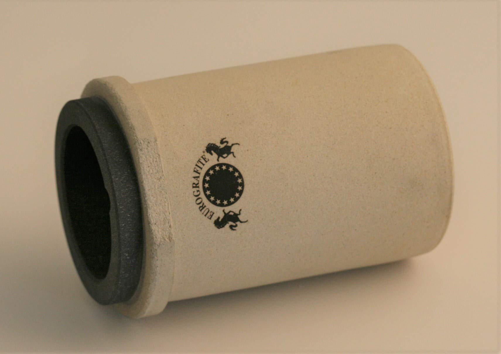 Crogiolo in Grafite per fusione metalli, capacità 8kg Oro completo di Ceramica