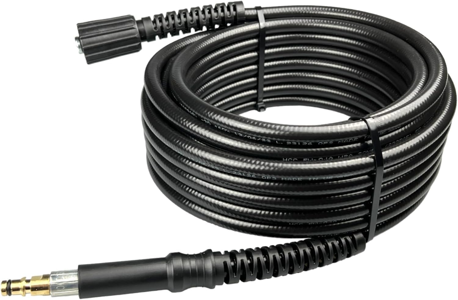 M&M Smartek Tubo ad alta pressione per idropulitrice Kärcher K2 - K7 / come 2.641-706.0/26417060 / 2641706/2641-7060 160 bar - 40°C Lunghezza selezionabile (100 metri)