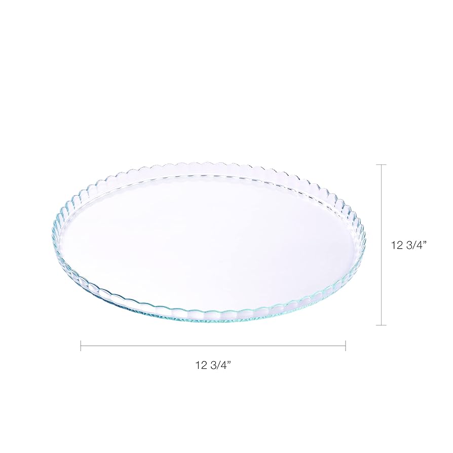 Amazon.com | Pasabahce Premium Clear Glass Servicing Tray