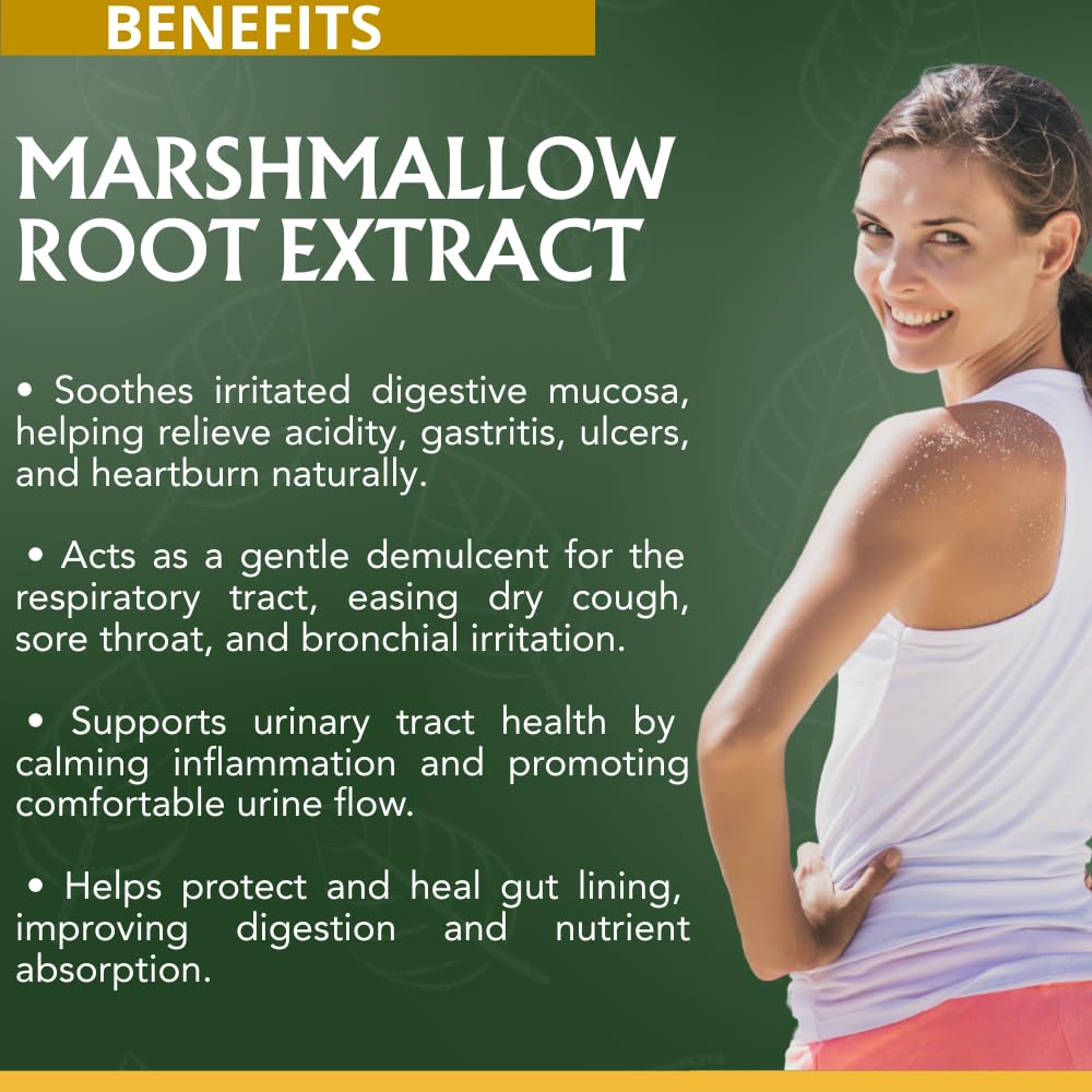 MARSHMALLOW ROOT EXTRACT CAPSULES - 60 CAPSULES (GET 1 BOTTLE MARSHMALLOW ROOT EXTRACT 50ML DROPS FREE) — Amazon image 5