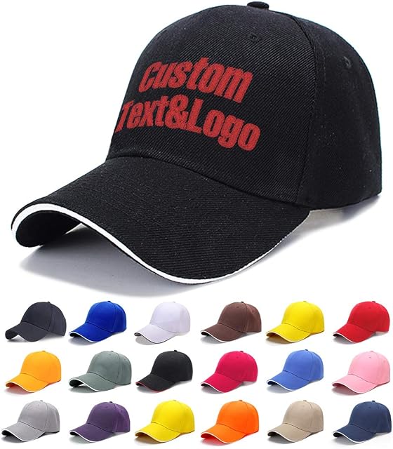 MEINAMI Custom Baseball Cap 100% Cotton Personalized Embroidered Ha