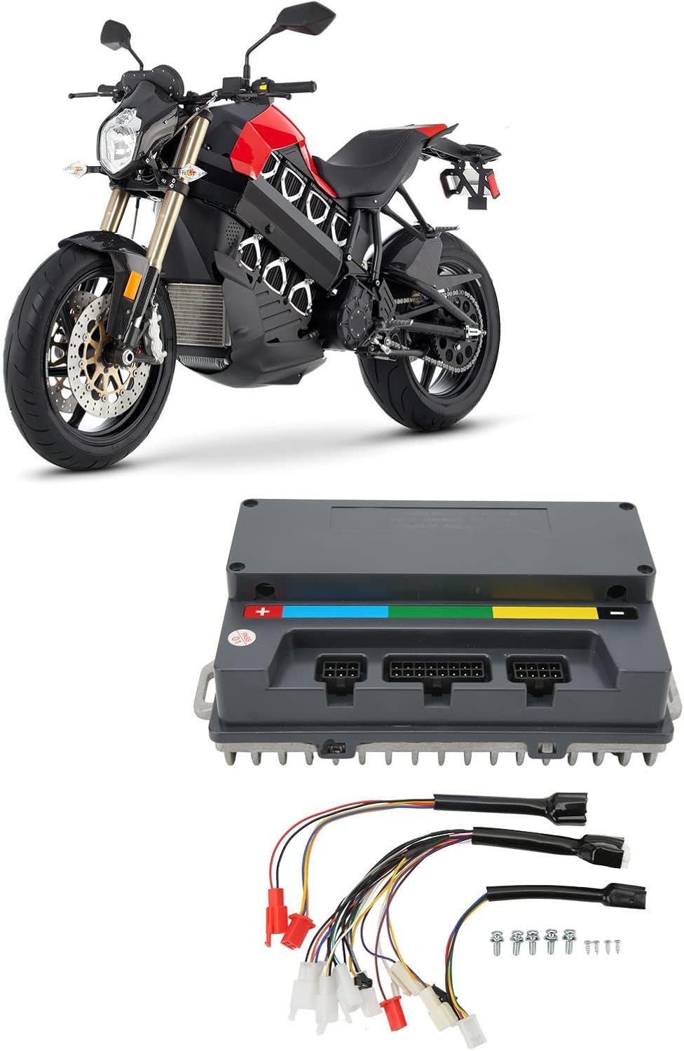 Electric Car Em50Sp 3960W Electric Motorcycle For Ecu Sine Controller Ip67 Pc Programmable