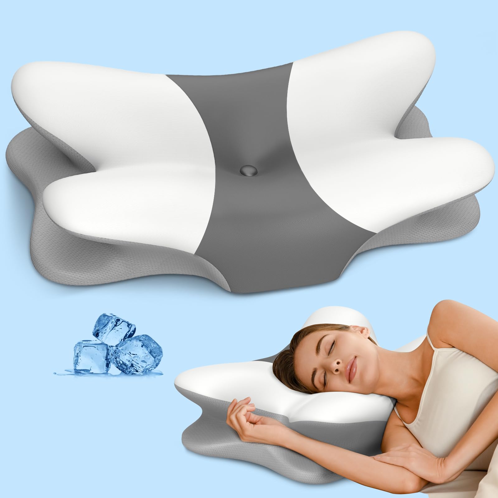 Amazon.com: Besyodo Cervical Pillow for Neck Pain Relief