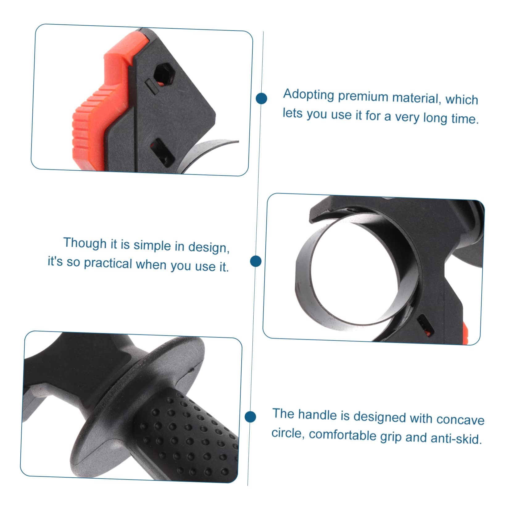 Homoyoyo Cordless Power Drill Accessory 2pcs Adjustable Electric Hammer Handle Drill Handle Replacement