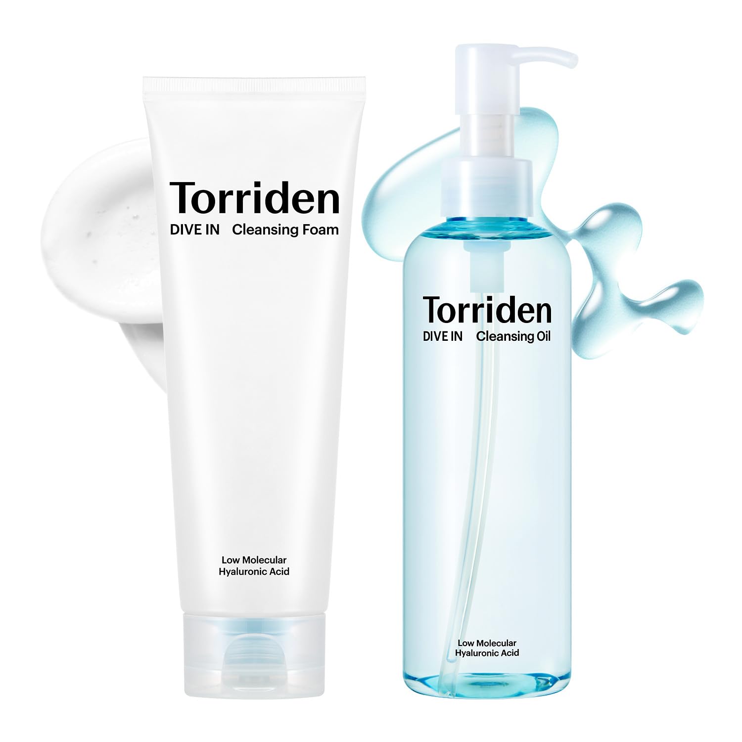 Torriden DIVE IN Reinigungsschaum 150 ml + DIVE IN Reinigungsöl 200 ml