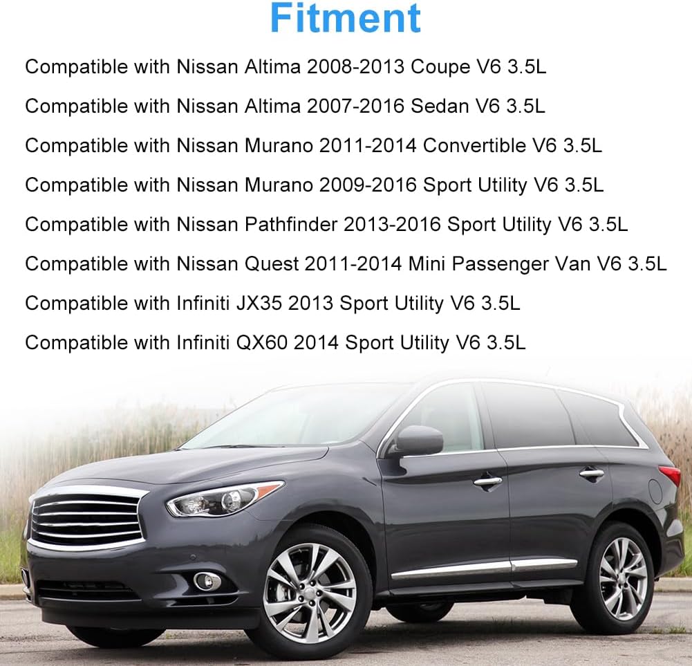 Engine Oil Pan Compatible with Nissan Altima 2007-2016 Murano 2009-2016 Pathfinder 2013-2016 Quest 2011-2014 JX35 QX60 3.5L Replacement for 264-465