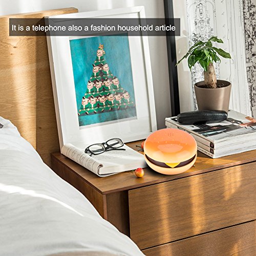 Teléfono con Cable con Diseño de Hamburguesa miniatura 3